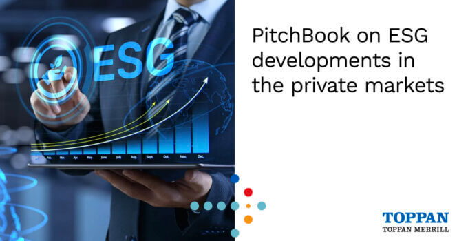Pitchbook on ESG Development in the private markets