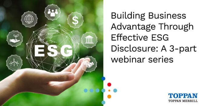 Building Business Advantage Through Effective ESG: A 3-part webinar series