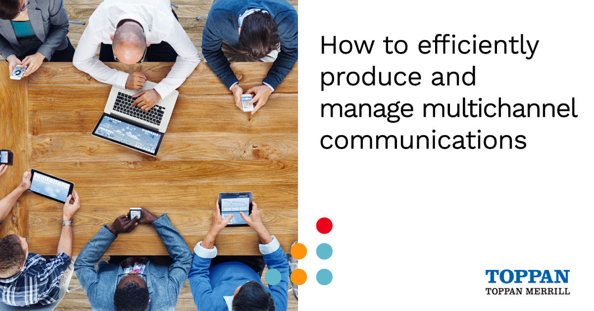 How to efficiently produce and manage multichannel communications