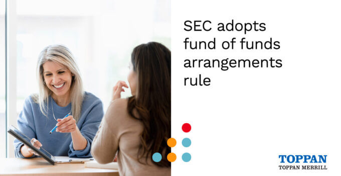 SEC adopts fund of funds arrangements rule