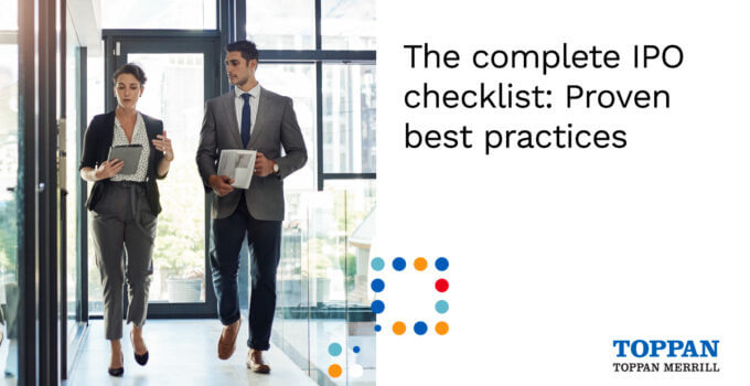 The complete IPO checklist: Proven best practices