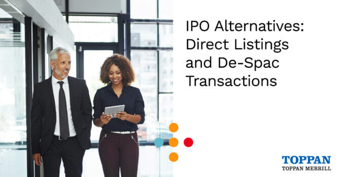 IPO Alternatives Direct Listings and DeSPAC Transactions