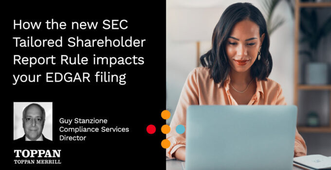 How the new SEC TSR Rule impacts your EDGAR filing