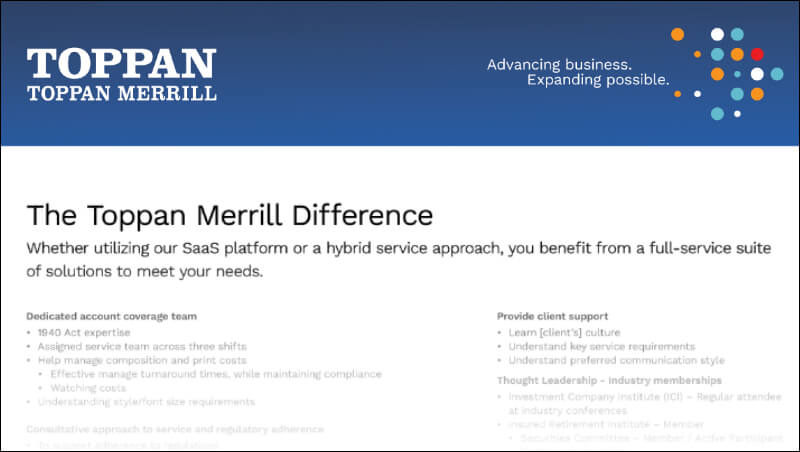 Investment Company Compliance Solutions and Services