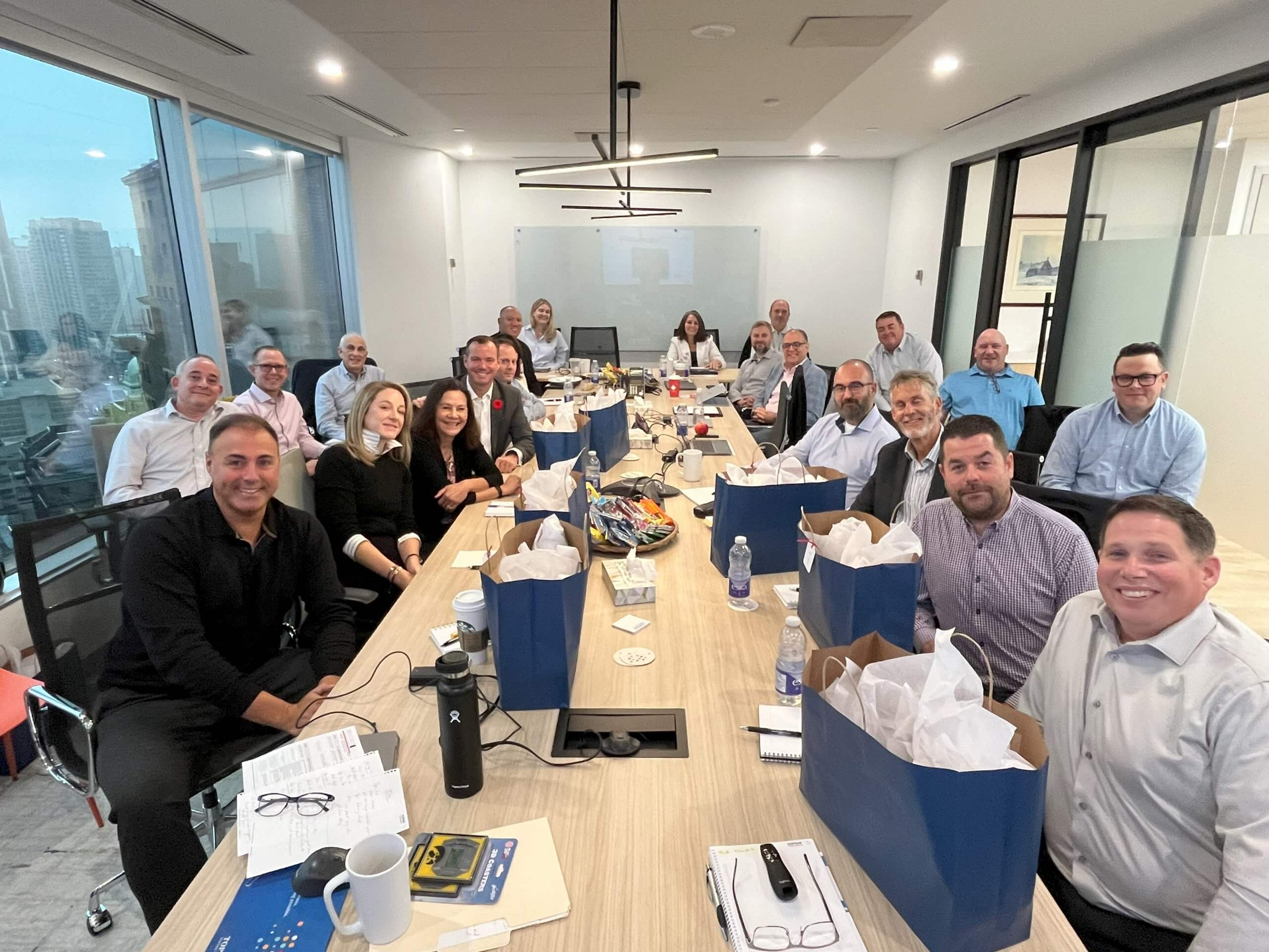 Toppan Merrill team in Toronto Office