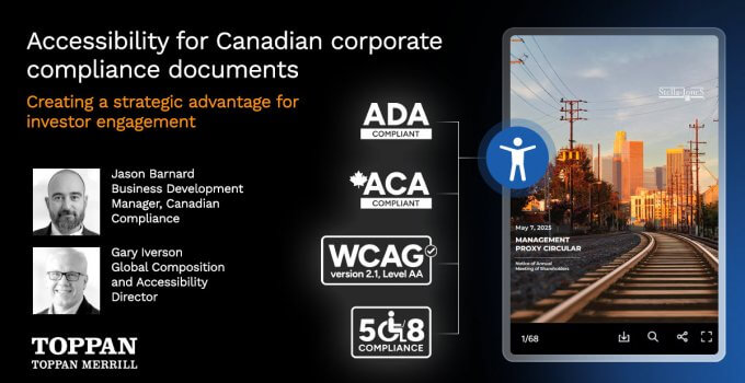 Accessibility for Canadian corporate compliance documents blog thumbnail image
