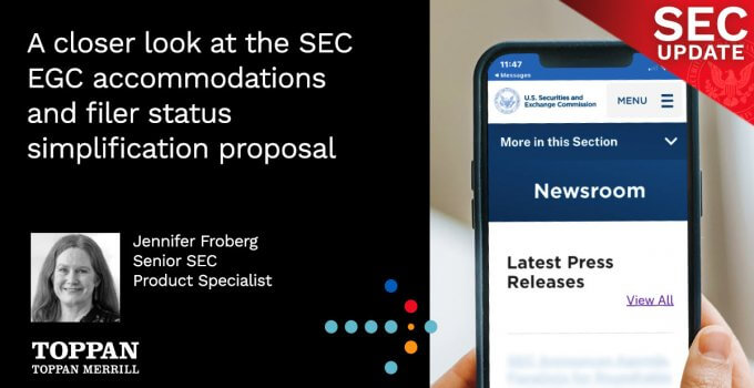 Blog thumbnail - EGC accomodations and filer status simplification proposal