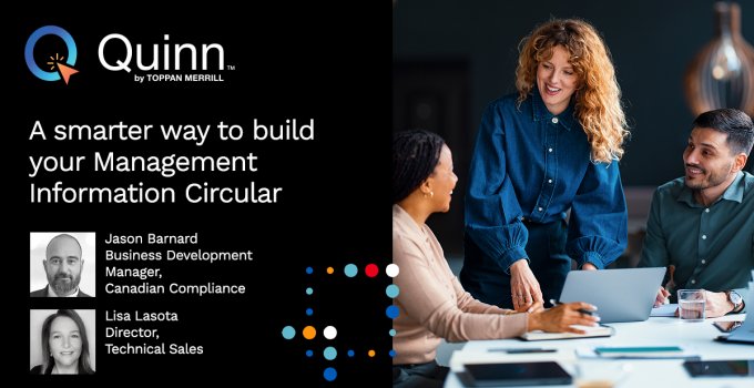 business professionals working on an Management Information Circular